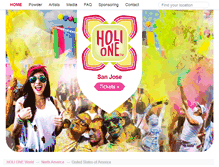 Tablet Screenshot of holi-one.com